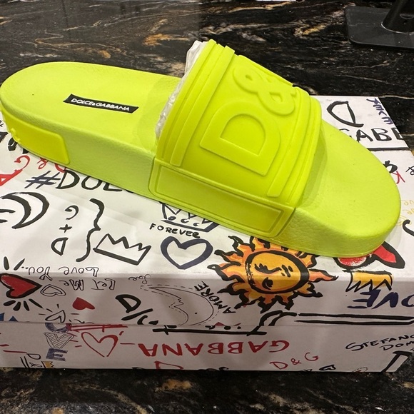 Dolce & Gabbana poolside rubber slippers - Picture 1 of 5